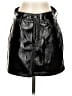 Gap 100% Polyester Black Faux Leather Skirt Size 25 waist - photo 1