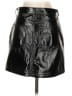 Gap 100% Polyester Black Faux Leather Skirt Size 25 waist - photo 2