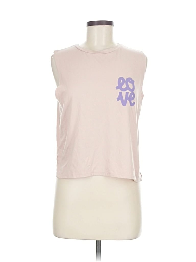Pre-owned Unbranded Sleeveless T-shirt In Pink