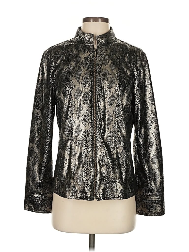 Pre-owned Chico's Jacket In Gold