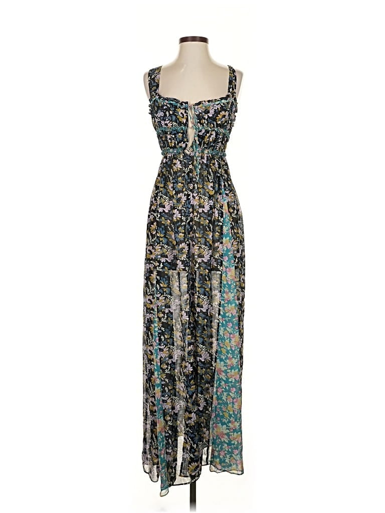 Pre-owned Intimately By Free People Casual Dress In Blue