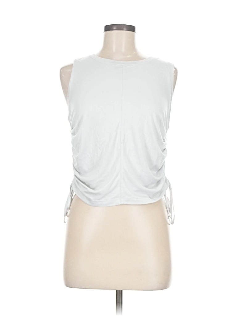 Pre-owned Yogalicious Sleeveless T-shirt In Silver