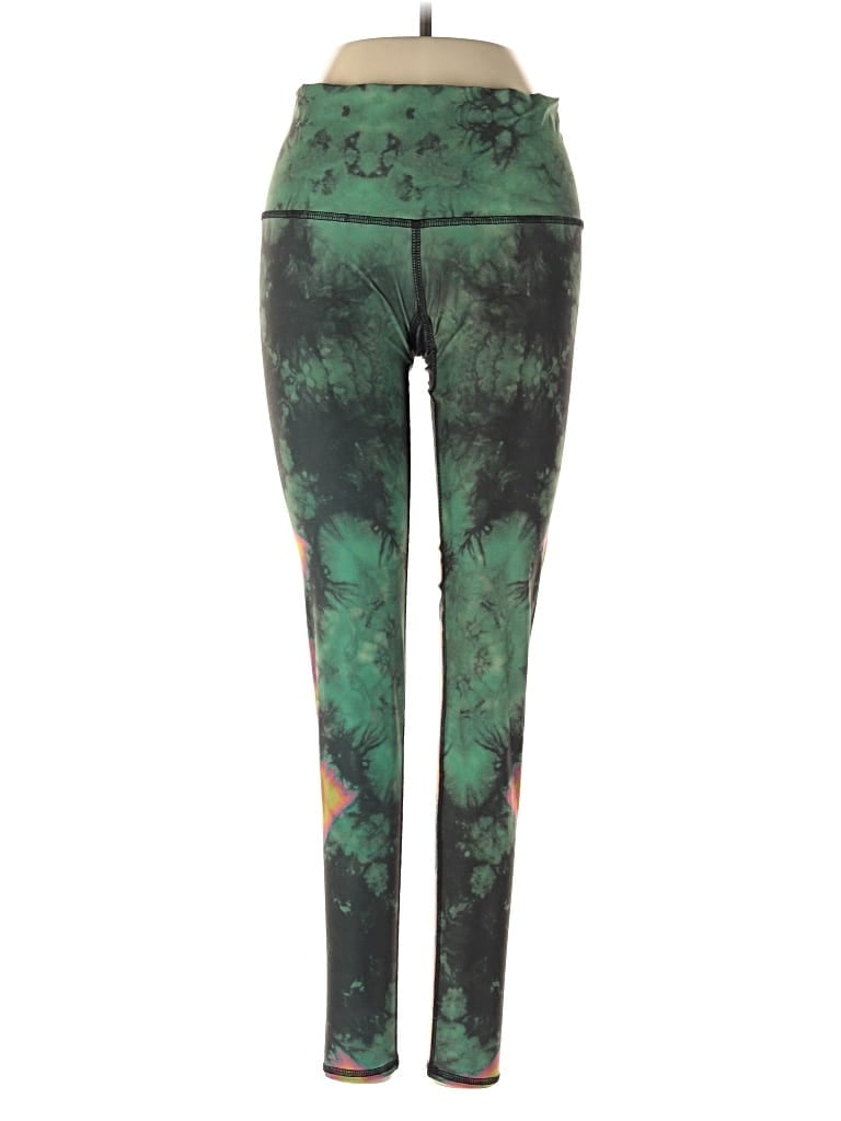 Pre-owned Teeki Yoga Pants In Green