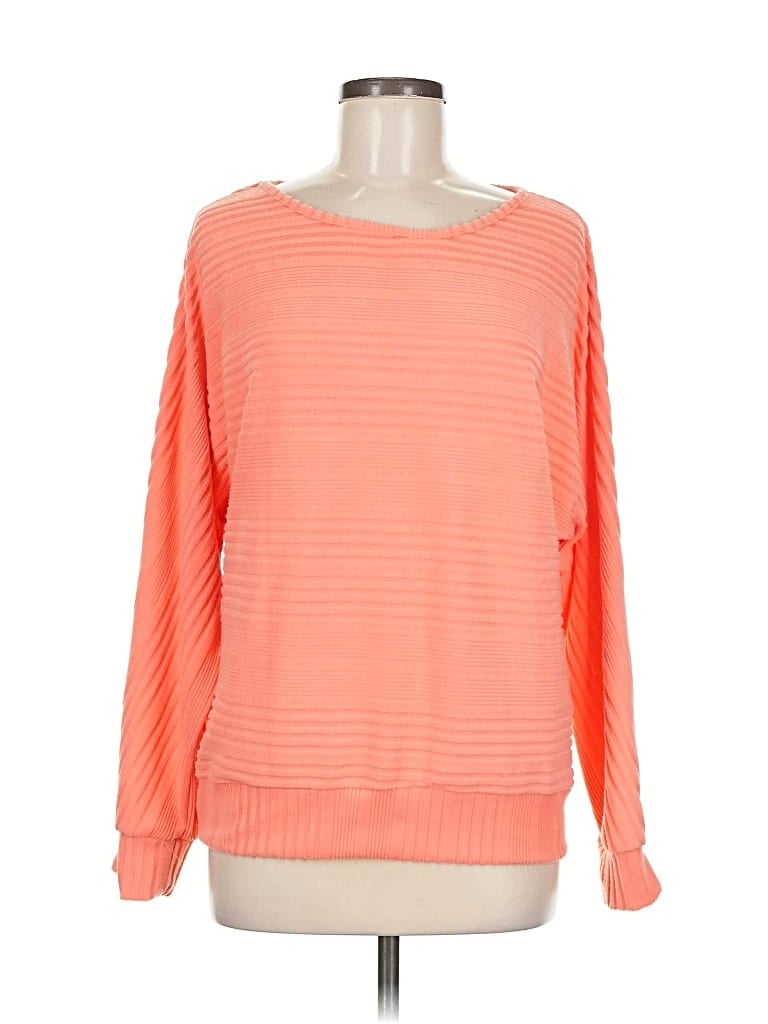 Pre-owned Unbranded Pullover Sweater In Orange