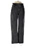 Paige Chevron-herringbone Gray Black Jeans Size 25 waist - photo 1