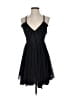 Guess 100% Polyester Solid Black Cocktail Dress Size 5 - photo 1