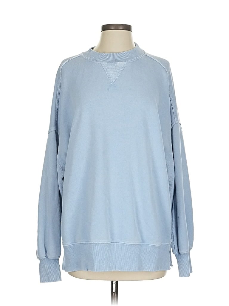 Pre-owned Aerie Sweatshirt In Blue