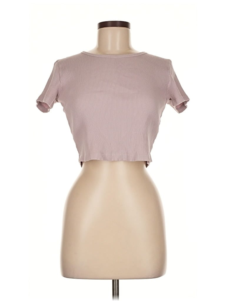 Pre-owned Uniqlo Short Sleeve T-shirt In Pink