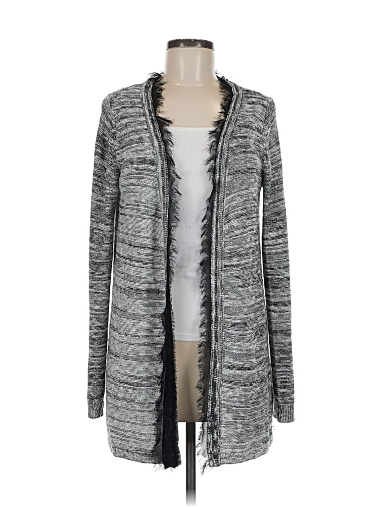 Pre-owned Ab Studio Cardigan Sweater In Gray