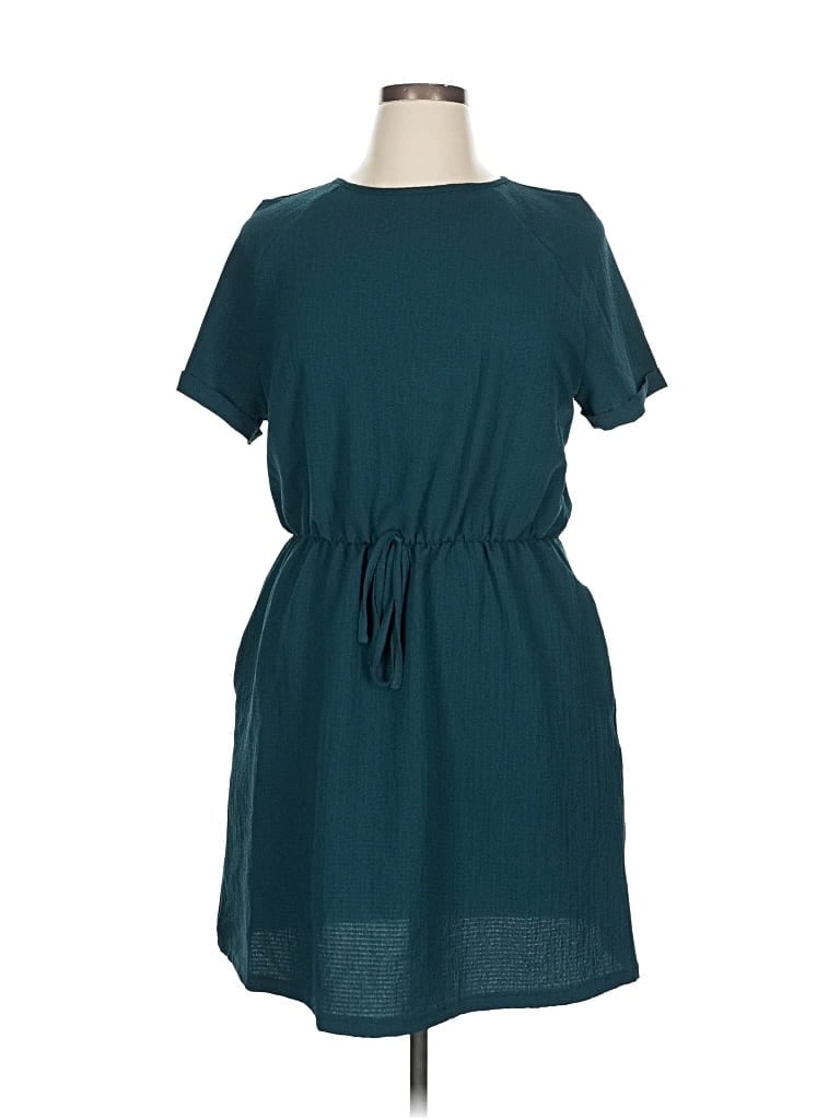 Pre-owned Shein Casual Dress In Blue