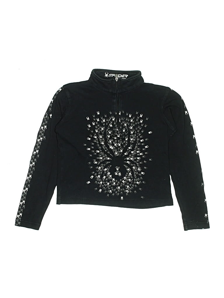 Pre-owned Spyder Kids' Pullover Sweater In Black