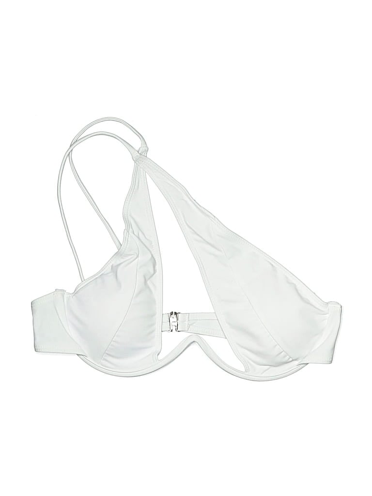 Pre-owned Unbranded Swimsuit Top White Swimwear