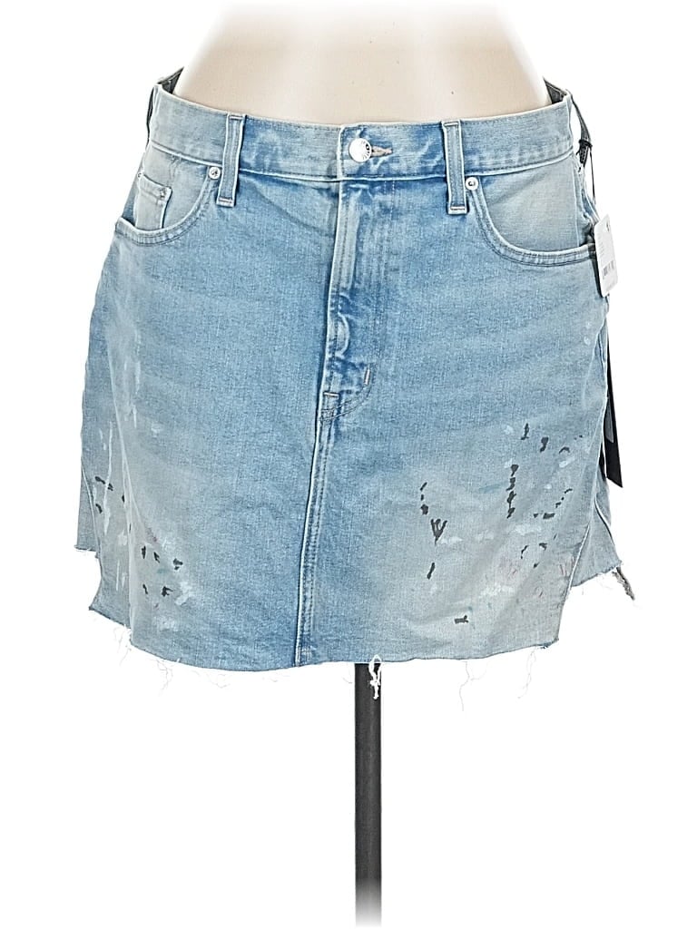 Edwin Denim Skirt In Blue