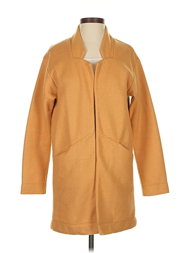 Pre-owned Express Coat In Brown