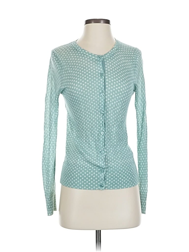 Pre-owned Ann Taylor Loft Cardigan Sweater In Blue