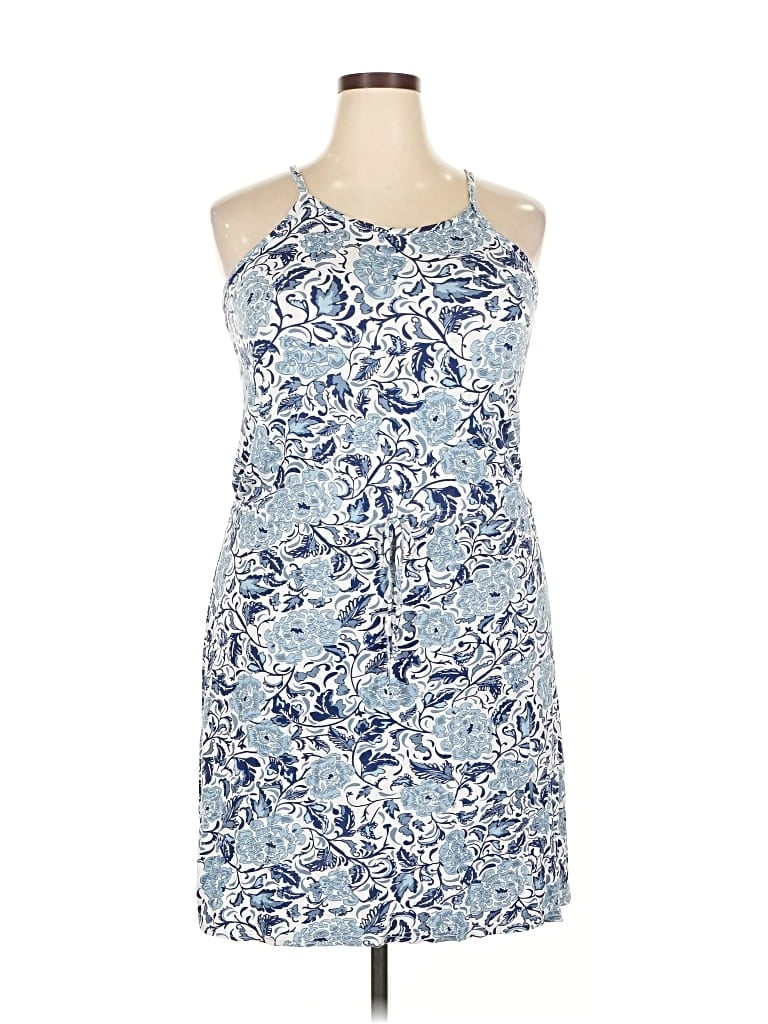 Pre-owned Serra Casual Dress In Blue