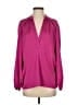 Maje 100% Polyester Purple Long Sleeve Blouse Size Sm (1) - photo 1