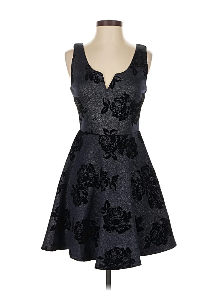 Pre-owned Mi Ami Cocktail Dress In Gray