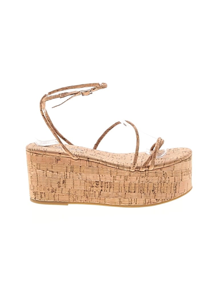 Pre-owned Shein Wedges In Brown