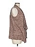 LOGO by Lori Goldstein Brown Cardigan Size M - photo 4
