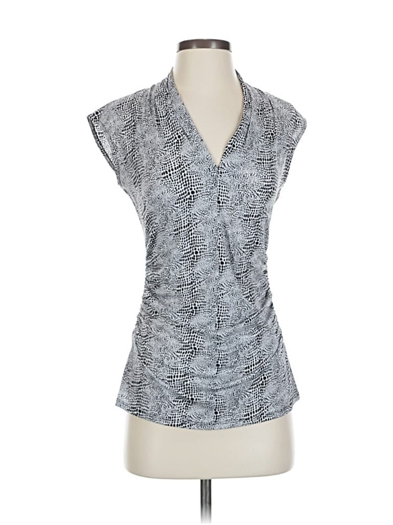 Pre-owned Vince Camuto Sleeveless Blouse In White