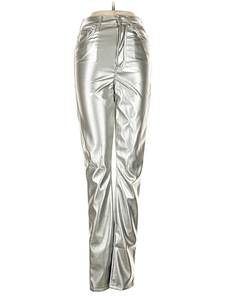 Pre-owned Mother Casual Pants In Silver