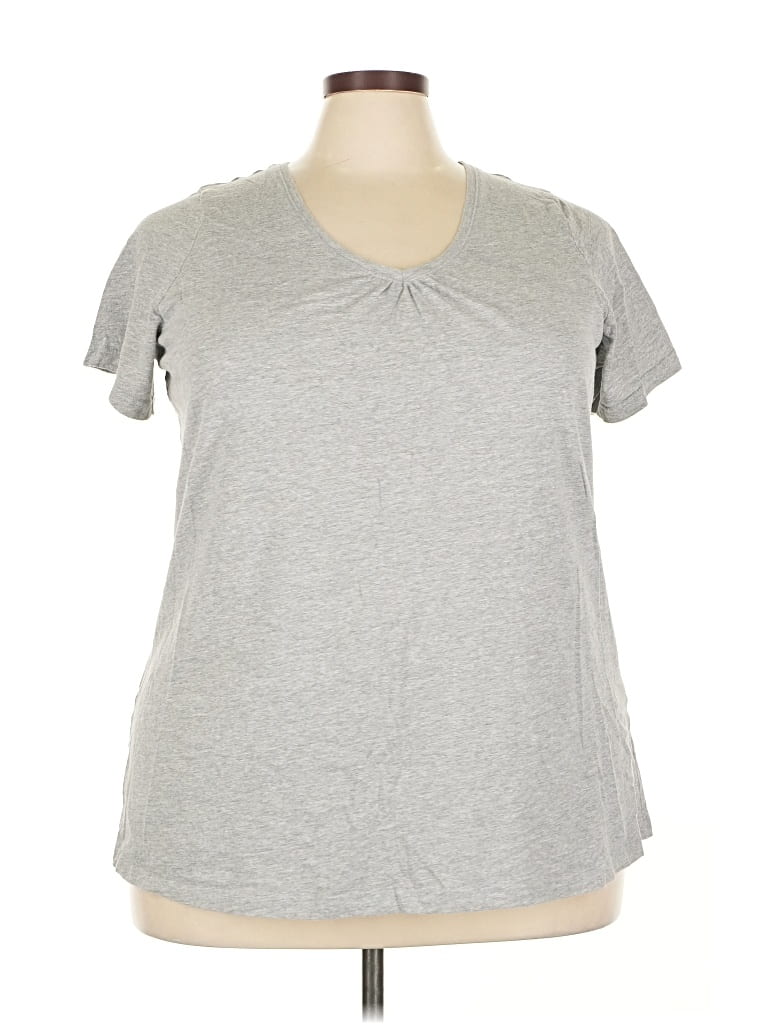 Pre-owned Evans Short Sleeve T-shirt In Gray