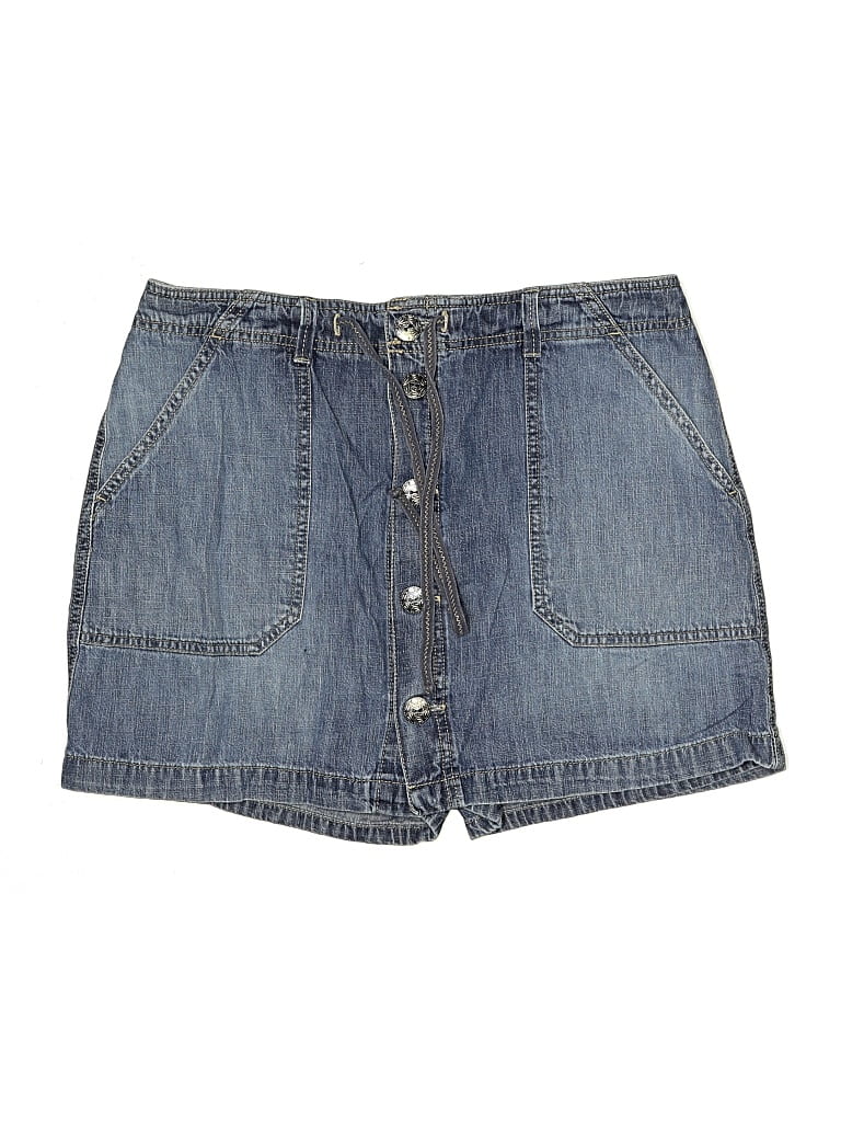 Pre-owned Gloria Vanderbilt Skort In Blue