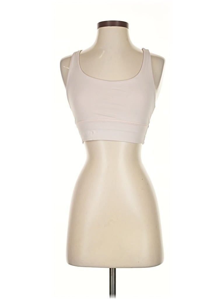 Pre-owned Lululemon Athletica Tank Top Tan Strapless Neckline Tops In Brown