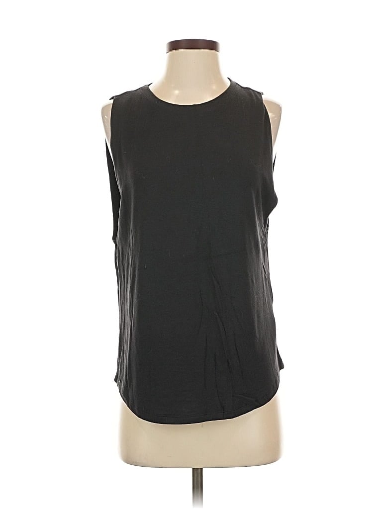 Pre-owned Athleta Sleeveless T-shirt In Black