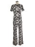 Ella Moss Print Gray Jumpsuit Size S - photo 2