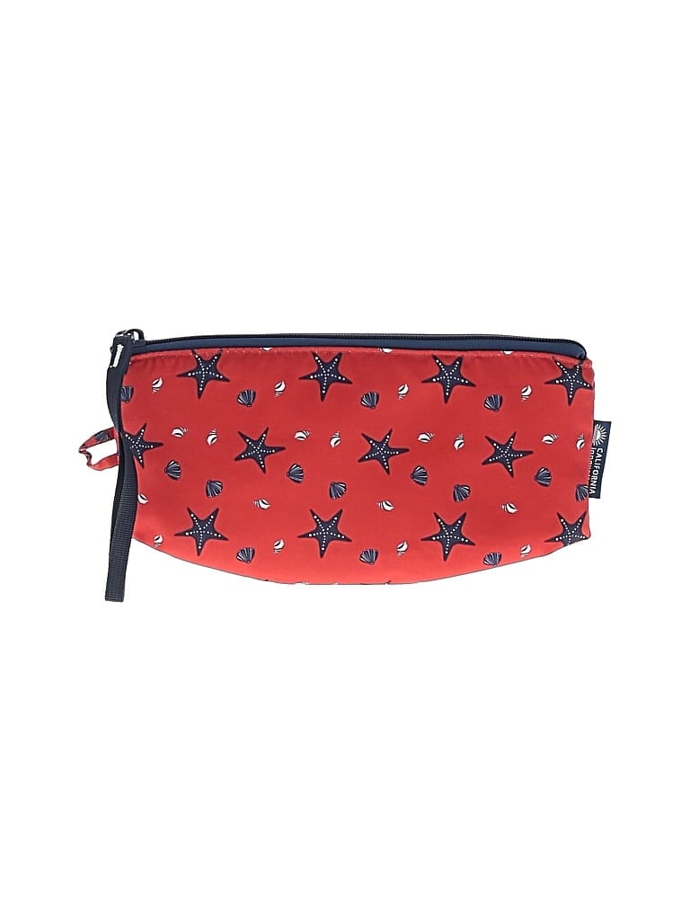 Pre-owned Assorted Brands Makeup Bag In Red