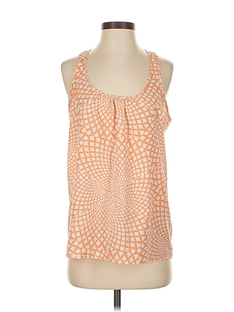 Pre-owned Cynthia Steffe Sleeveless Blouse In Orange