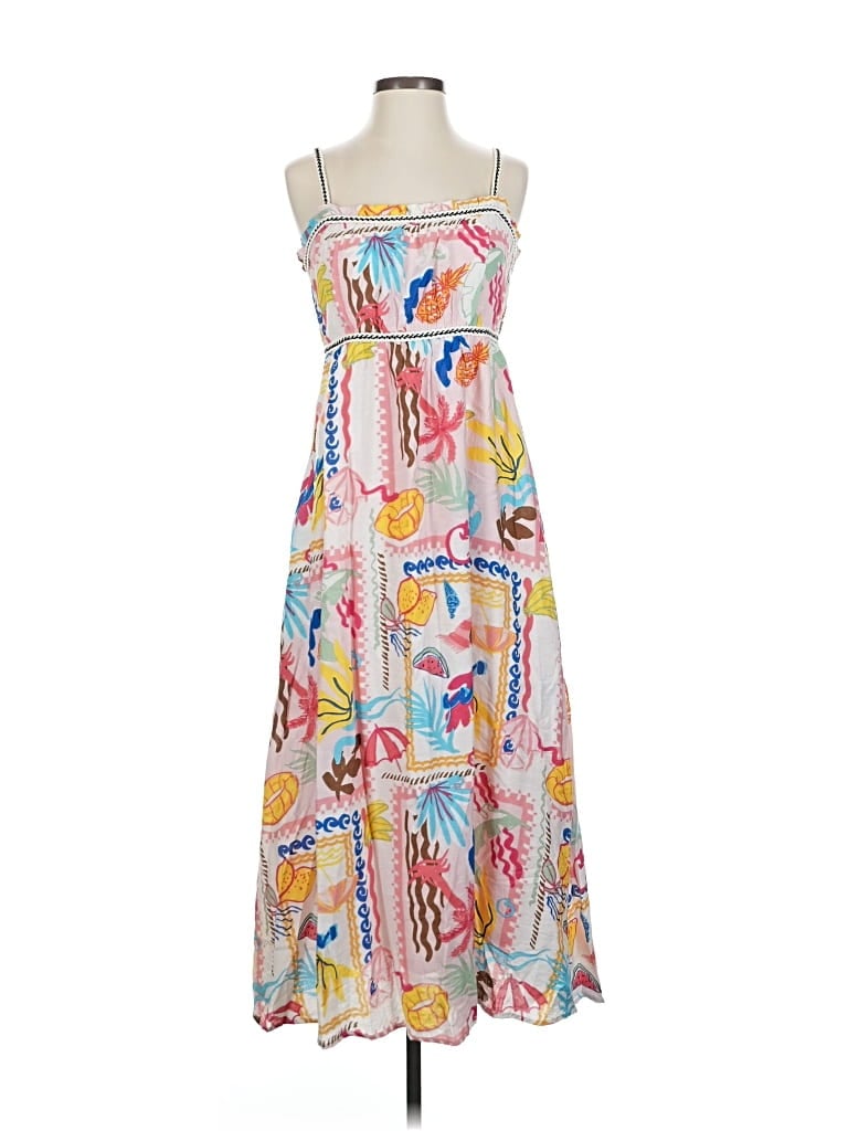 Pre-owned Blu Pepper Casual Dress In Pink