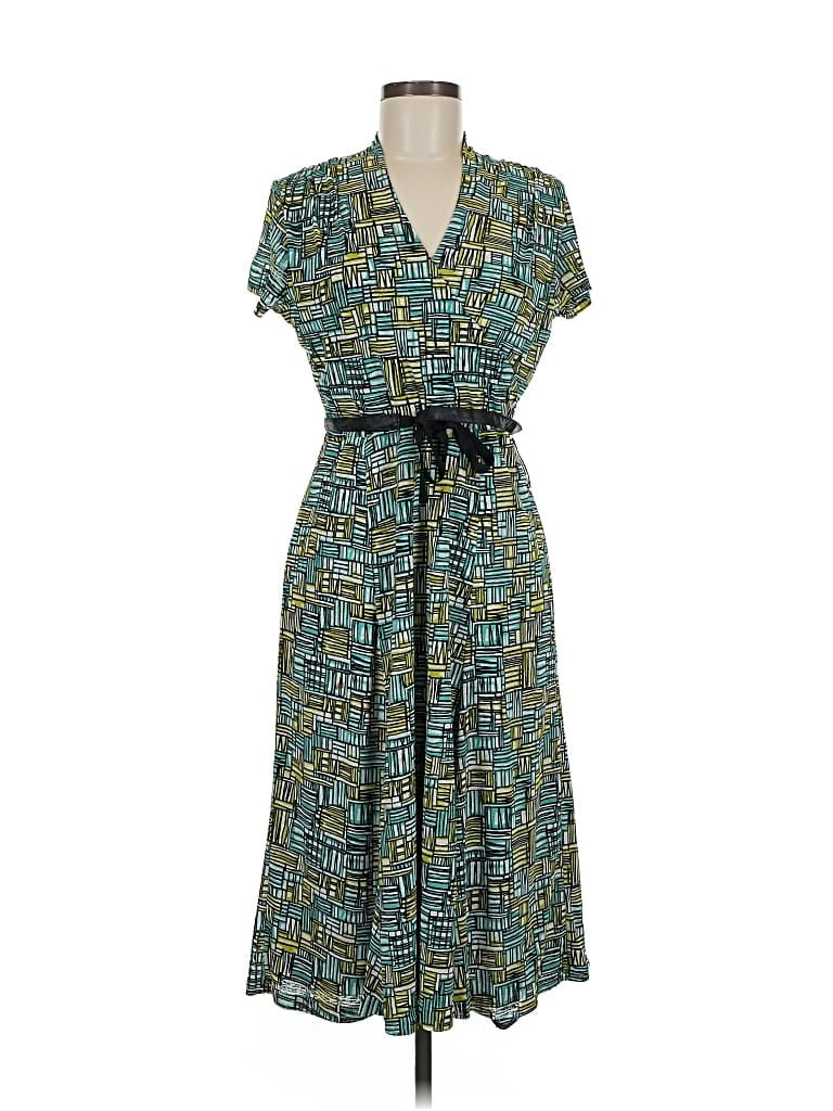 Pre-owned Jones New York Collection Casual Dress In Blue