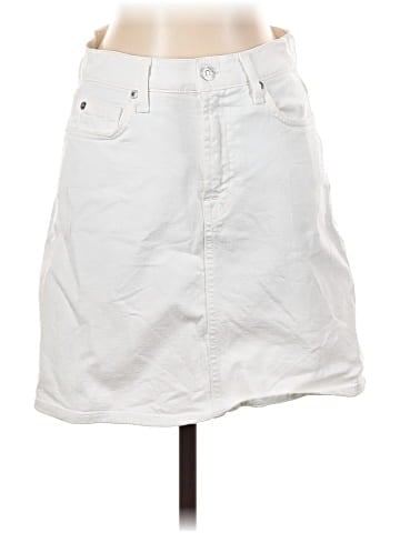 7 For All Mankind Denim Skirt (view 1)