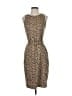 J.Crew Animal Print Tan Cocktail Dress Size 00 - photo 1