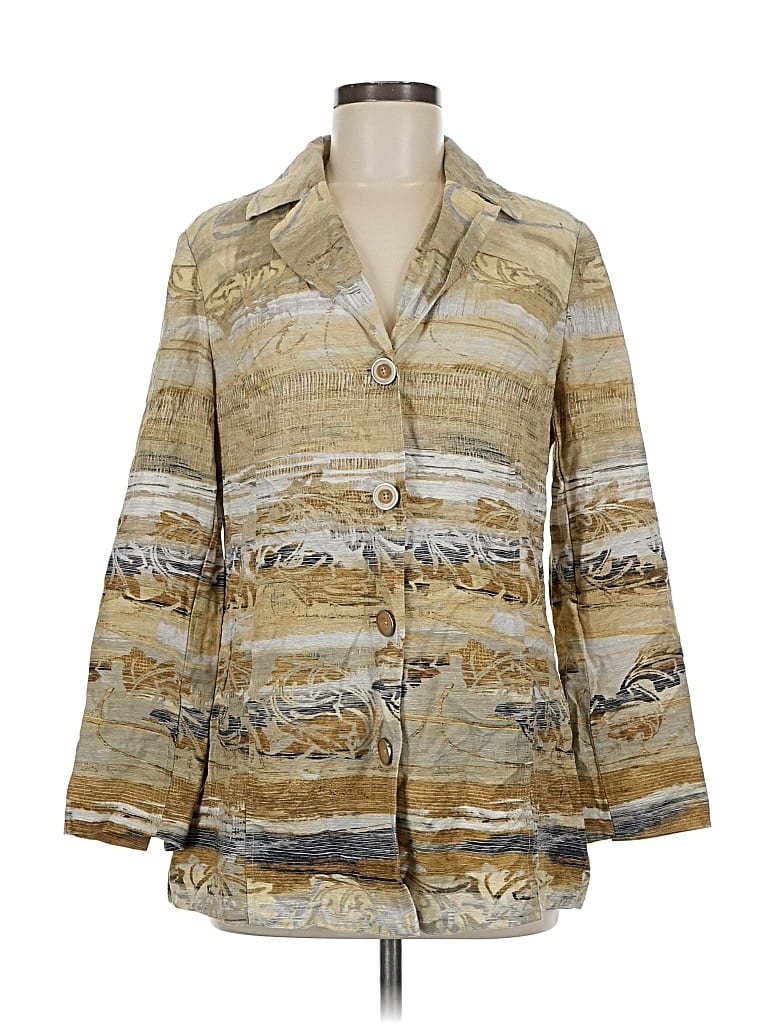 Pre-owned Chico's Jacket In Gold