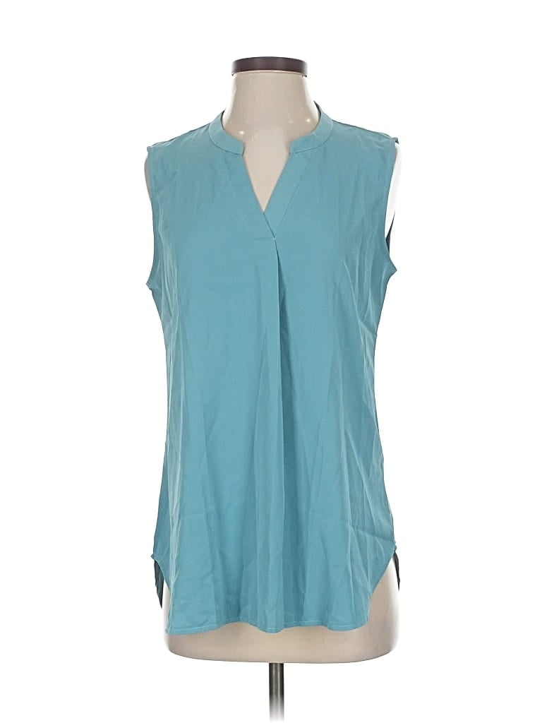 Pre-owned Timeson Sleeveless Blouse In Blue