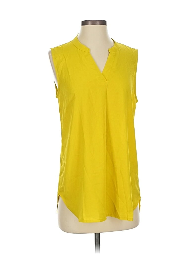 Pre-owned Timeson Sleeveless Blouse In Yellow