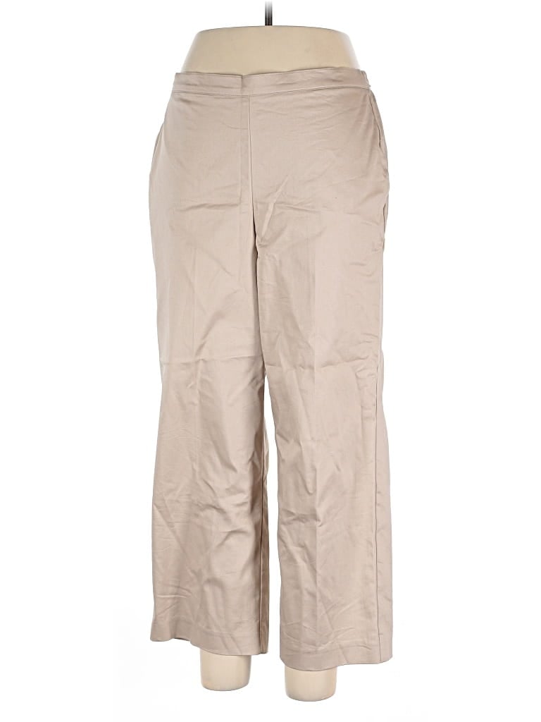Pre-owned Alfred Dunner Casual Pants In Brown