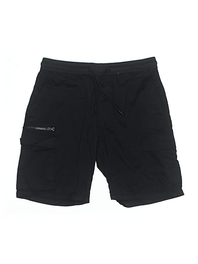 Pre-owned Forever 21 Cargo Shorts In Black