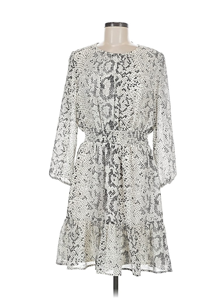 J.crew Factory Store Cocktail Dress In Silver