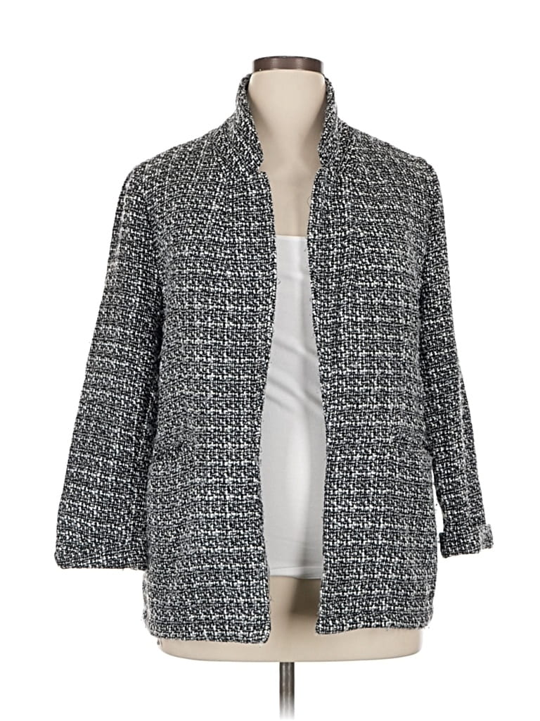 Pre-owned Nanette Lepore Cardigan Sweater In Gray