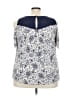 Torrid Blue Sleeveless Blouse Size 3X Plus (3) - photo 2