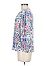 Hope & Harlow 100% Polyester Floral Blue 3/4 Sleeve Blouse Size M - photo 5