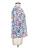 Hope & Harlow 100% Polyester Floral Blue 3/4 Sleeve Blouse Size M - photo 4