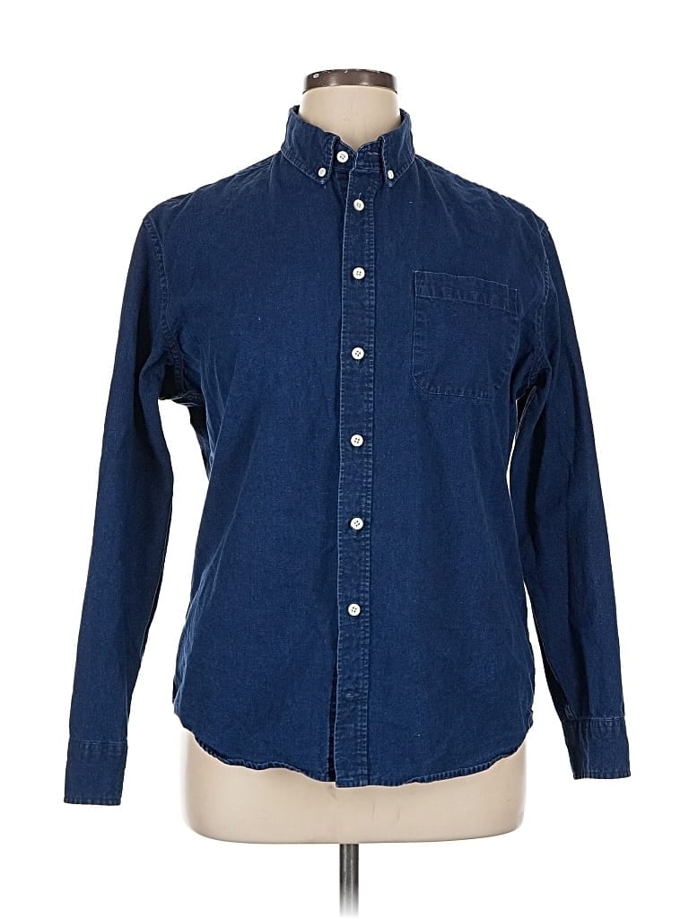 Pre-owned Taylor Stitch Fleece Jacket In Blue