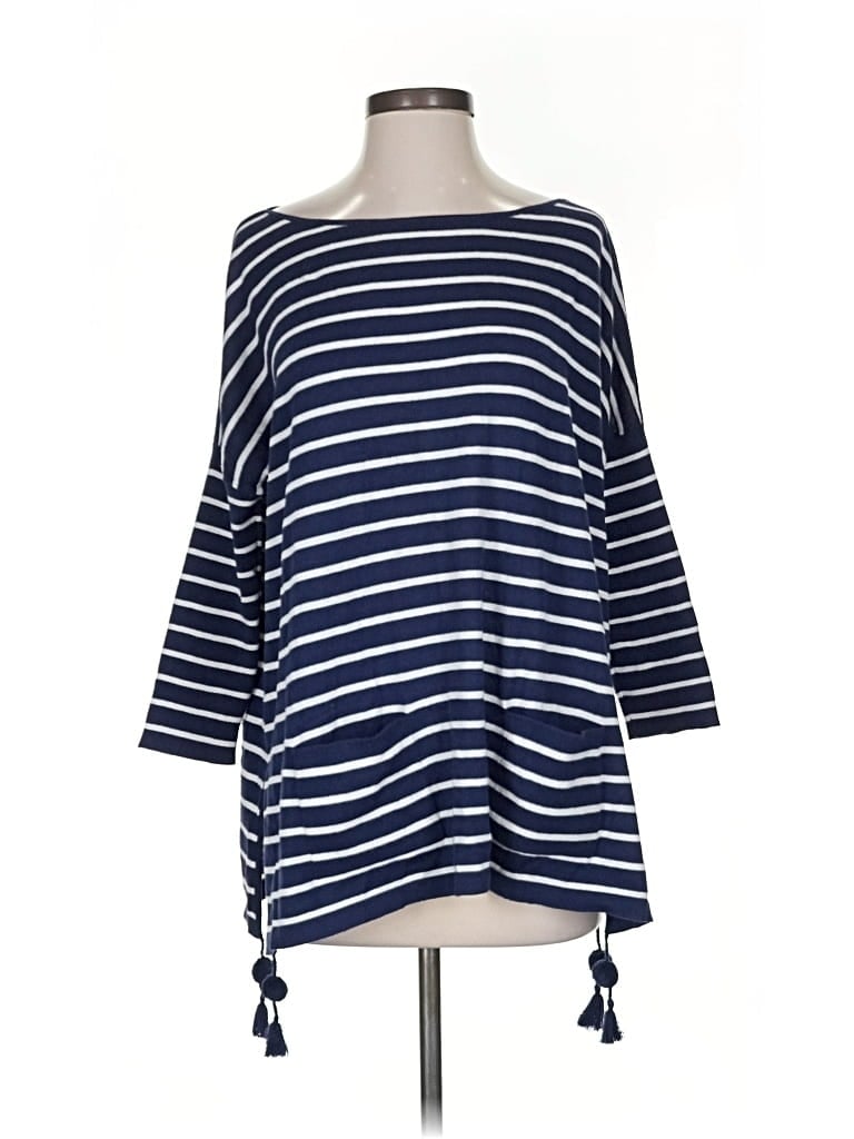 Pre-owned Lilly Pulitzer 3/4 Sleeve T-shirt In Blue