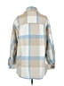 H&M Checkered-gingham Blue Coat Size XS - photo 2